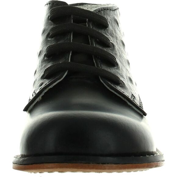 Josmo 8190 BK.OST Black/Black Ostrich ToddlerG boots 7 NEW - Picture 3 of 4